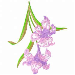 Flowers And Tree Embroidery Design 4 Flowers And Tree Embroidery Design 4